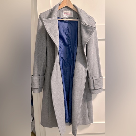 PINK MARTINI wool military style long jacket - Picture 2 of 6